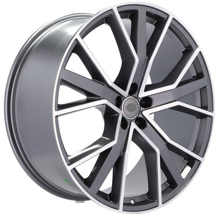 4 Velgen 21 inch B5131 Grafiet Half Mat 5x112 ET31 66.45 J9.5 Geschikt voor Audi, Volkswagen, Mercedes - VCTparts.nl
