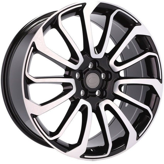 4 Velgen 21 inch BY959 Zwart Gepolijst 5x120 ET49 72.6 J9.5 Geschikt voor BMW, Mercedes, Audi, Volkswagen - VCTparts.nl