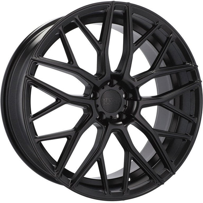4 Velgen 21 inch HX038 Zwart Semi Mat 5x112 ET30 66.5 Geschikt voor Audi, Volkswagen, Mercedes, Skoda, SEAT - VCTparts.nl