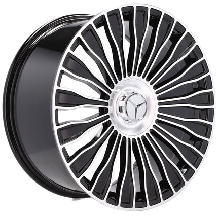 4 Velgen 21 inch I0313 (BY1785) MB Gepolijst + Zwart 5x112 ET34 66.6 Geschikt voor Audi, Volkswagen, Skoda, SEAT - VCTparts.nl