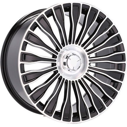 4 Velgen 21 inch I0313 (BY1785) MB Gepolijst + Zwart 5x112 ET34 66.6 Geschikt voor Audi, Volkswagen, Skoda, SEAT - VCTparts.nl
