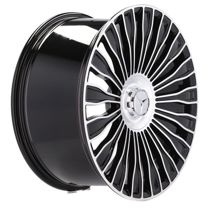 4 Velgen 21 inch I0313 (BY1785) MB Gepolijst + Zwart 5x112 ET34 66.6 Geschikt voor Audi, Volkswagen, Skoda, SEAT - VCTparts.nl