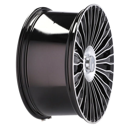 4 Velgen 21 inch I0313 (BY1785) MB Gepolijst + Zwart 5x112 ET34 66.6 Geschikt voor Audi, Volkswagen, Skoda, SEAT - VCTparts.nl