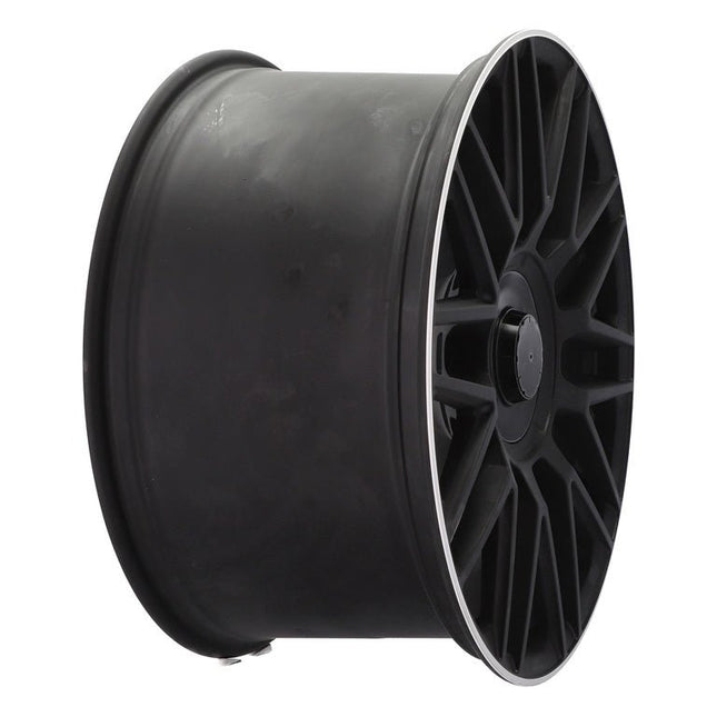 4 Velgen 21 inch Y0207 BLHM Zwart Semi Mat 5x112 ET44 66.6 Geschikt voor Audi, Volkswagen, Skoda, SEAT - VCTparts.nl