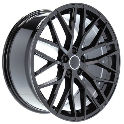 4 Velgen 22 inch B5710 (IN0174) BL Zwart 5x112 ET26 66.45 Geschikt voor Audi, Volkswagen, Mercedes, Porsche - VCTparts.nl
