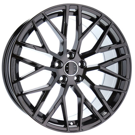 4 Velgen 22 inch B5710 (IN0174) BL Zwart 5x112 ET26 66.45 Geschikt voor Audi, Volkswagen, Mercedes, Porsche - VCTparts.nl