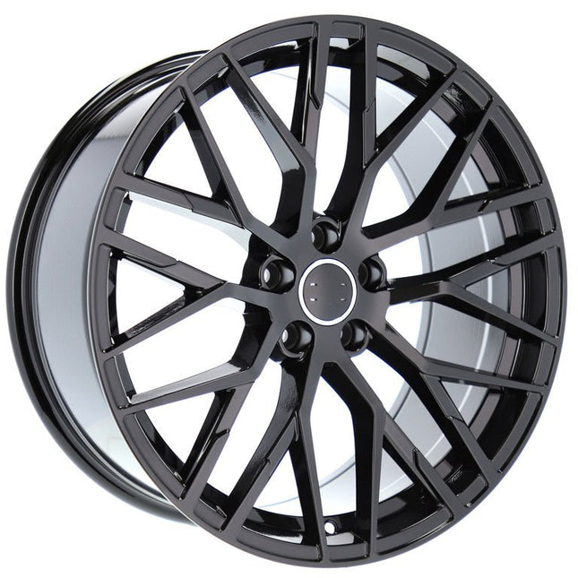 4 Velgen 22 inch B5710 (IN0174) BL Zwart 5x112 ET26 66.45 Geschikt voor Audi, Volkswagen, Mercedes, Porsche - VCTparts.nl