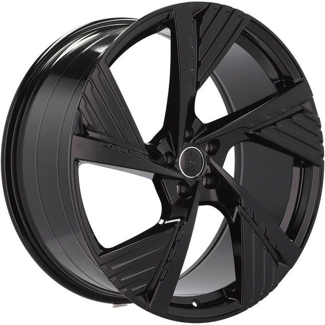 4 Velgen 22 inch I5639 BL Zwart 5x112 ET36 66.45 Geschikt voor Audi, Volkswagen, Mercedes, Porsche - VCTparts.nl