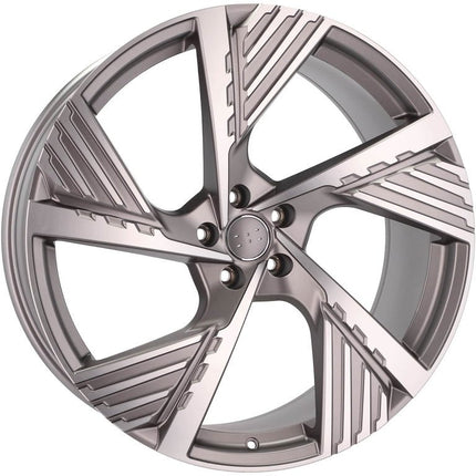 4 Velgen 22 inch I5639 MGHM Gepolijst + Grafiet Half Mat 5x112 ET36 66.45 Geschikt voor Audi, Volkswagen, Mercedes, Porsche - VCTparts.nl