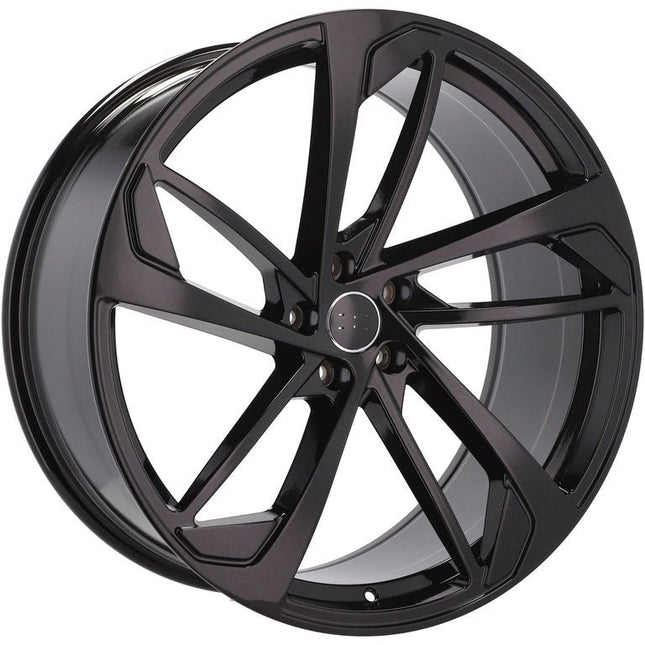 4 Velgen 22 inch XE139 (IN5445) BL Zwart 5x112 ET26 66.45 Geschikt voor Audi, Volkswagen, Mercedes, Porsche - VCTparts.nl