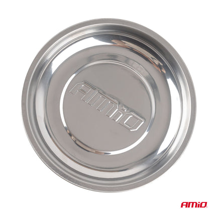 AMiO Magnetische Onderdelenbak RVS 150mm Grote Magneetschaal voor Schroeven en Bouten