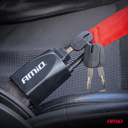 AMiO Compact Stuurwielslot voor Snelle en Simpele Diefstalbeveiliging