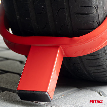 AMiO Zware Wielklem XL voor Maximale Wielvergrendeling tegen Autodiefstal