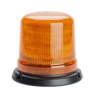 LED Flitslicht Oranje 3-Puntsbevestiging 12V 24V Zwaailamp R65 R10 IP65 - VCTparts.nl