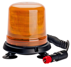 LED Flitslicht Oranje Magnetisch 12V 24V R65 R10 IPX5 Zwaailamp met Zuignappen - VCTparts.nl