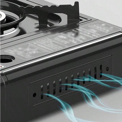 ReadyNest Draagbaar Nood Gasstel Campingkooktoestel Fornuis – Ideaal voor Noodpakket, Prepping en Buitenavonturen