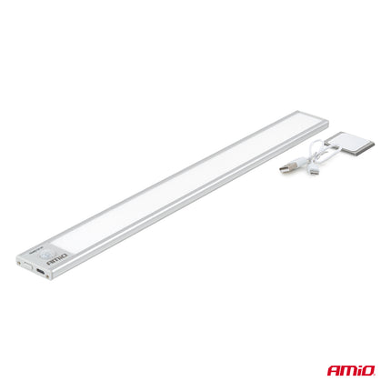 AMiO Oplaadbare Magnetische Sensor LED Lamp Groot 2W 1500mAh – Draadloze Bewegingssensor Verlichting USB-C Kofferbak Garage