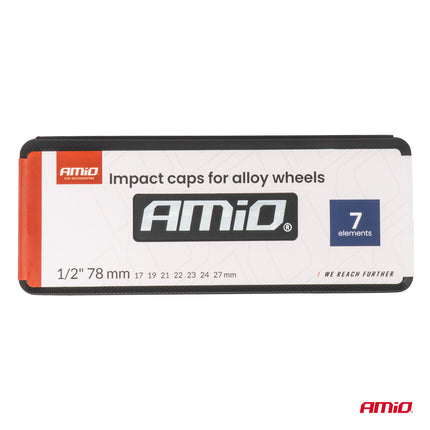 AMiO Velgbeschermdoppen 17-27mm 7-delig - Krasvrij Wielen Monteren