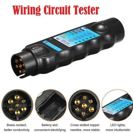 VCTparts 7 - polige Auto en Trailer Lichten Stekker Circuit Tester NORGOS 5