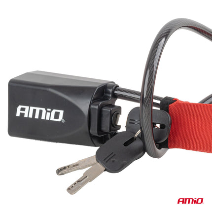 AMiO Compact Stuurwielslot voor Snelle en Simpele Diefstalbeveiliging