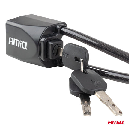 AMiO Compact Stuurwielslot voor Snelle en Simpele Diefstalbeveiliging
