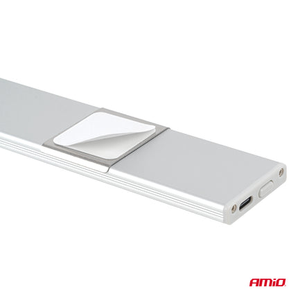 AMiO Oplaadbare Magnetische Sensor LED Lamp Groot 2W 1500mAh – Draadloze Bewegingssensor Verlichting USB-C Kofferbak Garage