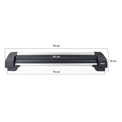 Ski- en snowboarddrager lang 760mm SSR-01L AMIO-02591