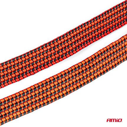 AMiO Elastisch Spanband 100cm – Universeel Elastisch Touw voor Aanhanger en Transport - VCTparts.nl