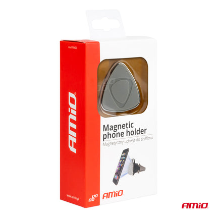 AMiO Magnetische Telefoonhouder voor Ventilatierooster - HOLD-01 Krachtig Magneet voor Autoventilatie