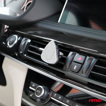 AMiO Magnetische Telefoonhouder voor Ventilatierooster - HOLD-01 Krachtig Magneet voor Autoventilatie