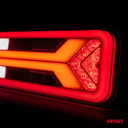 AMiO RCL-09-R Dynamische LED Achterlicht – Rechts Multifunctionele Vrachtwagenverlichting Aanhanger Bus Achterlamp - VCTparts.nl