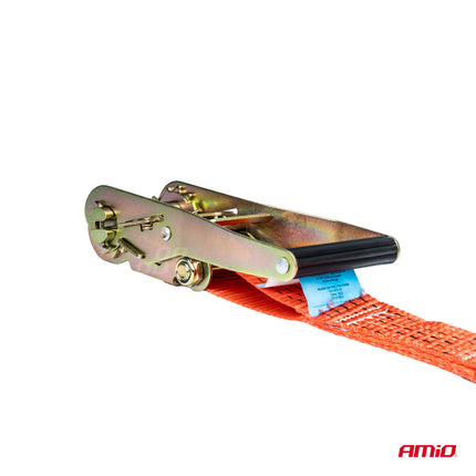 AMiO Ratchet Spanband 5000kg 50mm x 8m – Zware Lasten Vastzetten voor Transport en Industrie - VCTparts.nl