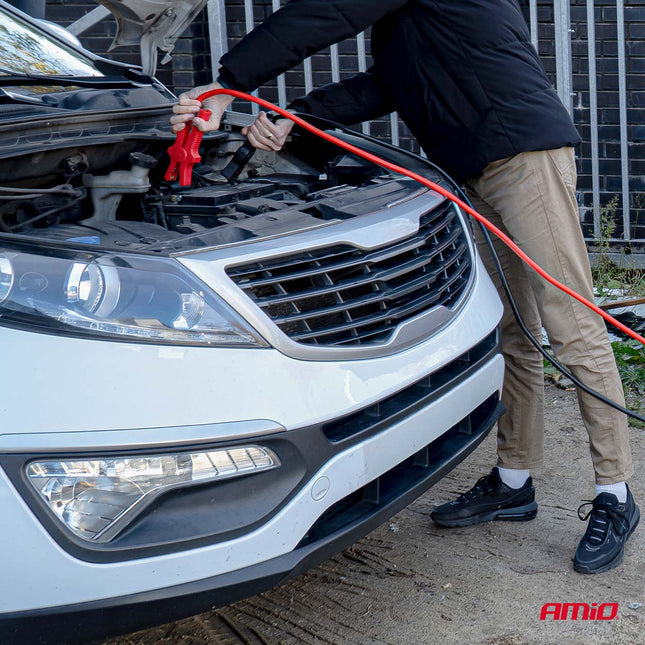 Booster Cables 350A 3.5m TÜV – Professionele Startkabels voor 12V en 24V Voertuigen