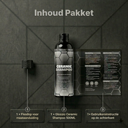 Keramik Shampoo Premium Keramik Seife 500 ml leistungsstark gegen Schmutz für ein glänzendes und schützendes Ergebnis