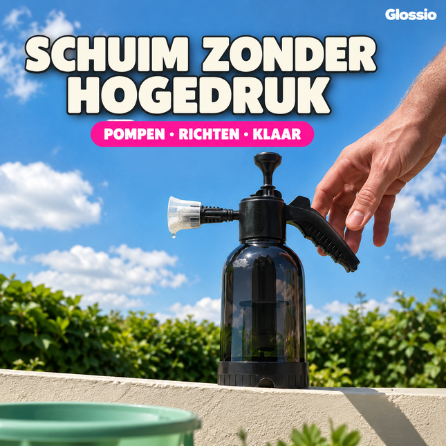 Professionelle Schaltschaum Squirts Druckschaumpumpe mit Sprühköpfen für detaillierte (2 Liter)