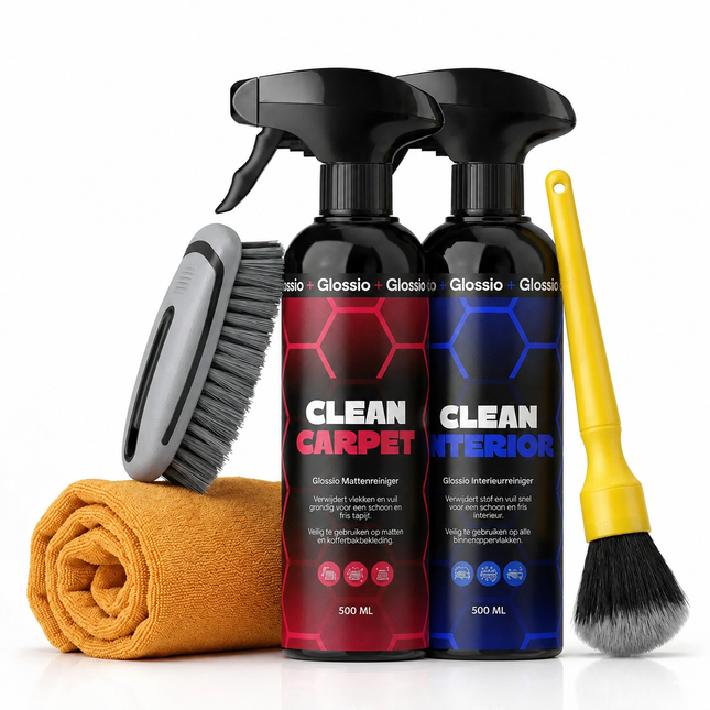 Combideal Clean Innenraumreiniger mit Mikrofasertuch und Detailpinsel