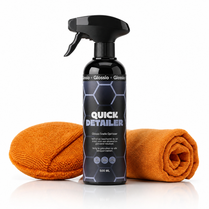 Glossio Combideal Cadeauset – Quick Detailer, Microvezeldoek en Applicator in een Praktisch Startpakket