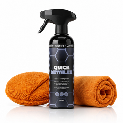 Glossio Combideal Cadeauset – Quick Detailer, Microvezeldoek en Applicator in een Praktisch Startpakket