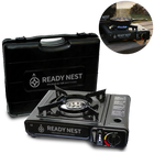 ReadyNest Draagbaar Nood Gasstel Campingkooktoestel Fornuis – Ideaal voor Noodpakket, Prepping en Buitenavonturen