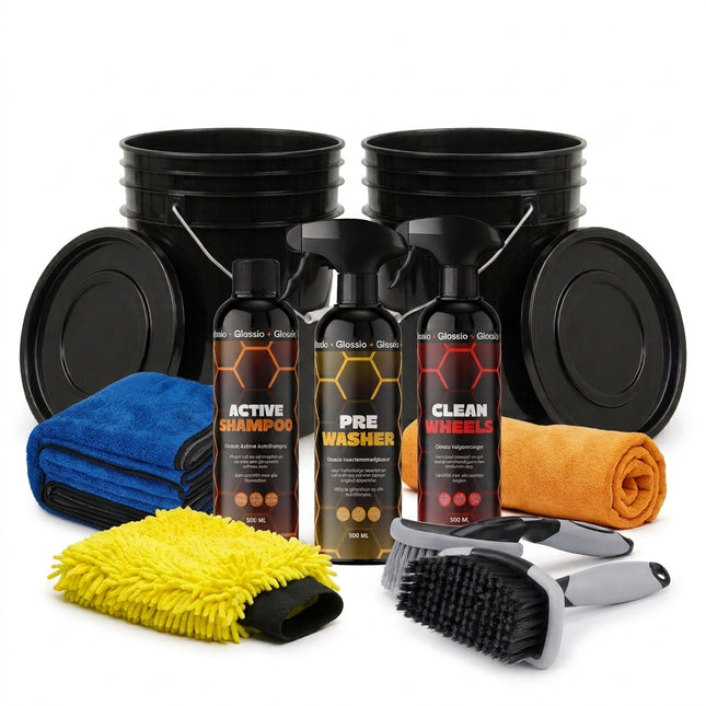 Glossio 2 Bucketdeal – 10-delig Wasset met Twee Emmers voor de Twee-Emmer Methode