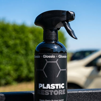 Glossio Combideal Winterklaar Pakket – Bescherming tegen Strooizout met Active Shampoo, Plastic/Rubber Restore en Quick Detailer