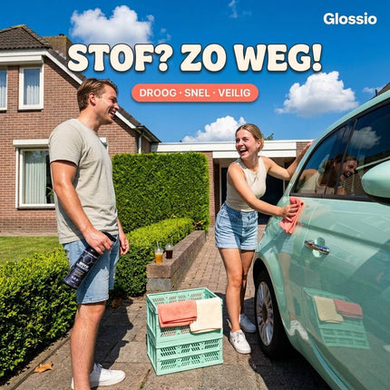 Glossio Combideal Cadeauset – Quick Detailer, Microvezeldoek en Applicator in een Praktisch Startpakket