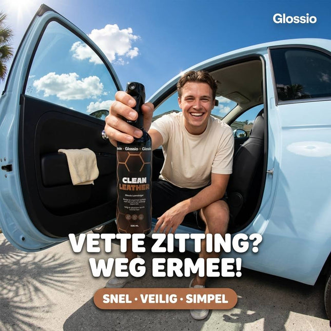 Sauberes Lederpremium Leer & Alcantara Cleaner 500 ml leistungsfähig gegen Schmutz für ein mattes Finish