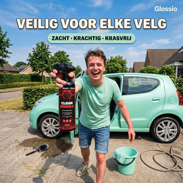 Clean Wheels Premium Felgen Reiniger 500 ml leistungsstark gegen Schmutz für ein glänzendes Ergebnis