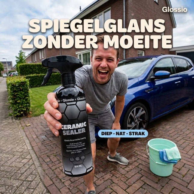 Keramikversiegeler Premium Keramikbeschichtung 500 ml leistungsstark gegen Schmutz für ein glänzendes Ergebnis