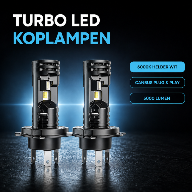 Turbo LED H7 Canbus Scheinwerfer 150W - Ultrakorligent 30000LM Super Weiß 6500K 12V Autolampe