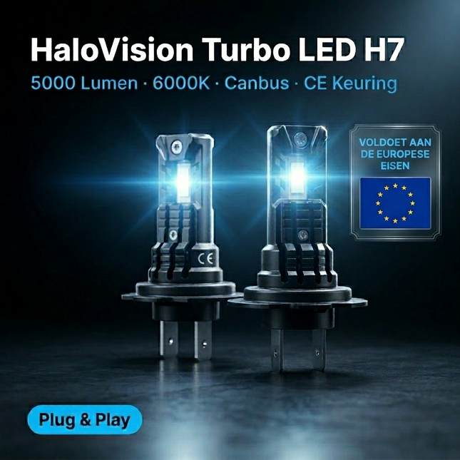 Turbo LED H7 Canbus Scheinwerfer 150W - Ultrakorligent 30000LM Super Weiß 6500K 12V Autolampe