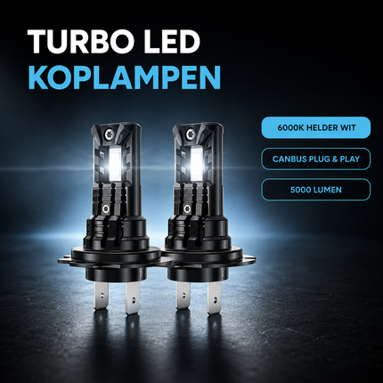 Turbo LED H7 Canbus Scheinwerfer 150W - Ultrakorligent 30000LM Super Weiß 6500K 12V Autolampe
