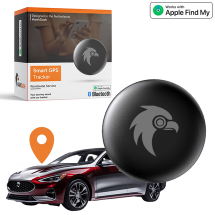 Auto GPS -Standort -Tracker Anti -Theft -Funktion Smart Tag - funktioniert mit der Suche in meiner App - iOS/iPhone Schwarz