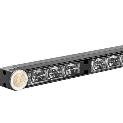 LED Directionele Lichtbalk – 8 Modules V2 Amber/Blauw 12-24V Verkeersadviseur - VCTparts.nl